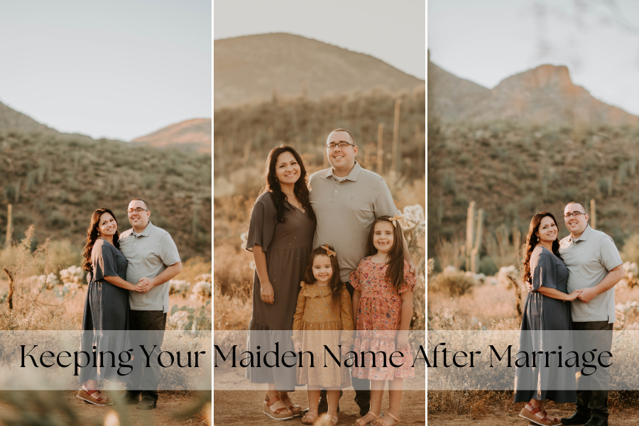 keeping your maiden name when you get married