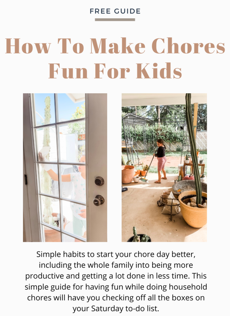 How To Make Chores Fun For Kids!